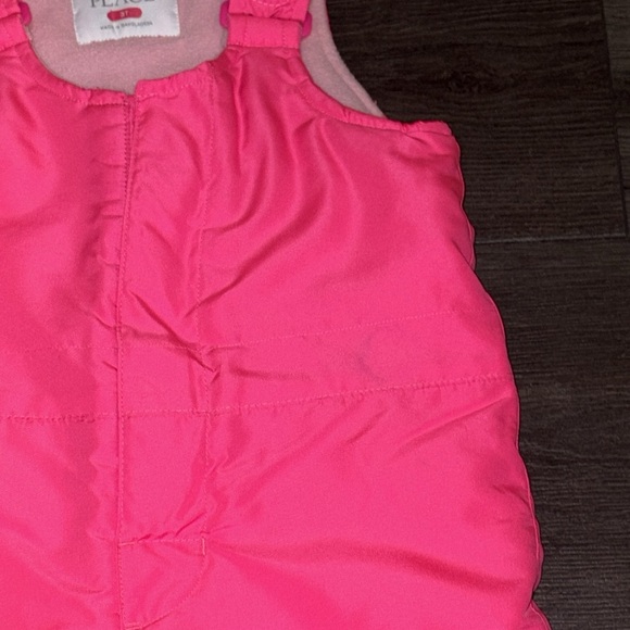 The Children’s Place Toddler Bright Pink Snow Overalls/Bib Size 3T - Picture 9 of 9